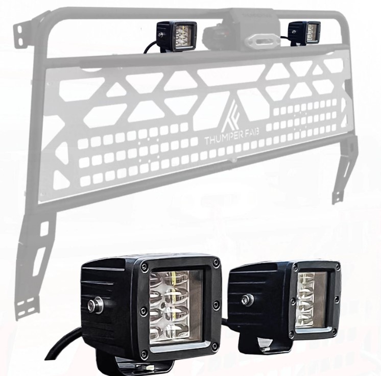 Thumper Fab Defender Winch Headache Rack